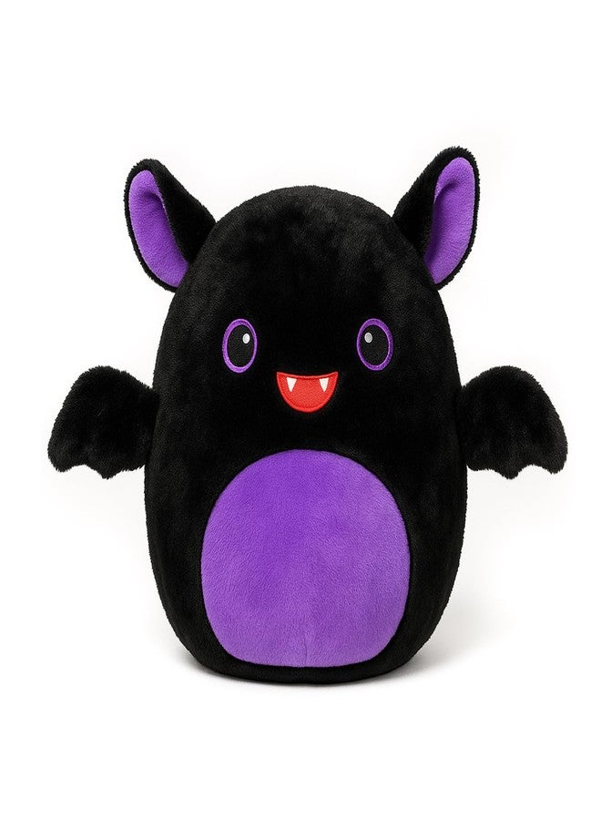 WEIGEDU Huggable Cute Bat Stuffed Animal Plush Toy with Wings and Embroidered Eyes - 14 Inches - Halloween Theme Party Gift for Boys and Girls - Image 1